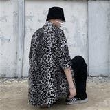 柄シャツ レオパード柄 グレー | Decorative | 詳細画像7