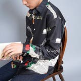 柄シャツ バラ コラージュ | Decorative  | 詳細画像2 