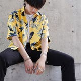 柄シャツ パイナップル柄 イエロー | Decorative  | 詳細画像10 