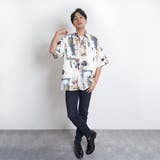 柄シャツ アースカラー ペイント | Decorative  | 詳細画像3 