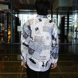 柄シャツ アルファベット レタリング柄 | Decorative  | 詳細画像4 