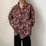 柄シャツ フラワー柄 レトロ調 | Decorative  | 詳細画像5 