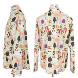 柄シャツ ネコ柄 長袖 | Decorative  | 詳細画像10 