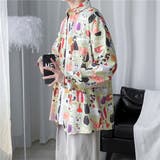 柄シャツ ネコ柄 長袖 | Decorative  | 詳細画像4 