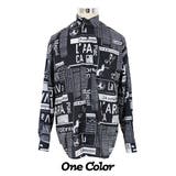 柄シャツ テキストデザイン 長袖 | Decorative  | 詳細画像11 