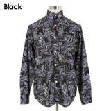 柄シャツ ボタニカル柄 モノトーン配色 | Decorative | 詳細画像16