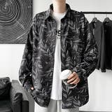 柄シャツ ボタニカル柄 モノトーン配色 | Decorative | 詳細画像2