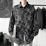 柄シャツ ボタニカル柄 モノトーン配色 | Decorative | 詳細画像6