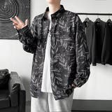 柄シャツ ボタニカル柄 モノトーン配色 | Decorative | 詳細画像8