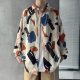 柄シャツ レトロカラー ペイント | Decorative  | 詳細画像5 