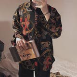 柄シャツ チェーンベルト柄 長袖 | Decorative | 詳細画像8