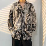 柄シャツ タイダイ柄 グレー | Decorative  | 詳細画像4 