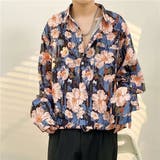柄シャツ レトロ フラワー柄 | Decorative  | 詳細画像4 