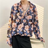 柄シャツ レトロ フラワー柄 | Decorative  | 詳細画像5 