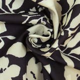 柄シャツ フラワー柄 ブラック×ベージュ | Decorative  | 詳細画像10 