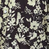 柄シャツ フラワー柄 ブラック×ベージュ | Decorative  | 詳細画像9 