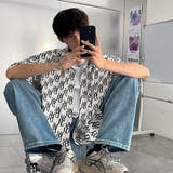 柄シャツ ロゴ柄 総柄 | Decorative  | 詳細画像5 