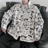 柄シャツ アメコミ風 コミック柄 | Decorative  | 詳細画像7 