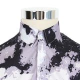柄シャツ タイダイ柄 灰紫 | Decorative  | 詳細画像9 