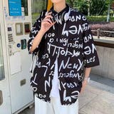 柄シャツ グラフィティロゴ 半袖シャツ | Decorative  | 詳細画像4 