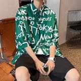 柄シャツ グラフィティロゴ 半袖シャツ | Decorative  | 詳細画像6 