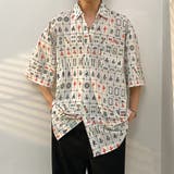 柄シャツ 麻雀柄 半袖シャツ | Decorative | 詳細画像2