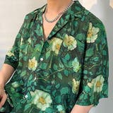 柄シャツ ボタニカル柄 オープンカラー | Decorative  | 詳細画像2 