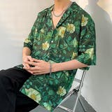 柄シャツ ボタニカル柄 オープンカラー | Decorative  | 詳細画像4 