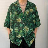 柄シャツ ボタニカル柄 オープンカラー | Decorative  | 詳細画像7 