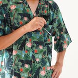 柄シャツ ブラックパンサー ボタニカル柄 | Decorative  | 詳細画像1 