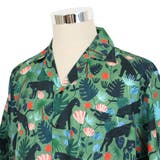 柄シャツ ブラックパンサー ボタニカル柄 | Decorative  | 詳細画像8 