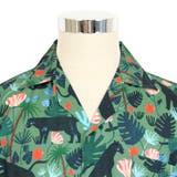 柄シャツ ブラックパンサー ボタニカル柄 | Decorative  | 詳細画像9 