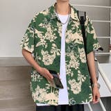 柄シャツ ハイビスカス柄 半袖シャツ | Decorative  | 詳細画像2 