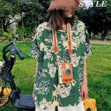柄シャツ ハイビスカス柄 半袖シャツ | Decorative  | 詳細画像7 