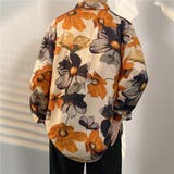 柄シャツ レトロ フラワー柄 | Decorative  | 詳細画像2 