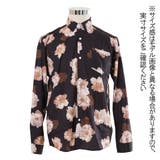 柄シャツ フラワー柄 ブラック | Decorative  | 詳細画像4 