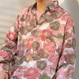 柄シャツ フラワー柄 ピンク | Decorative | 詳細画像3