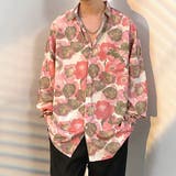 柄シャツ フラワー柄 ピンク | Decorative | 詳細画像4