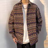 柄シャツ ジャカード ボーダー | Decorative  | 詳細画像1 