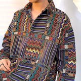 柄シャツ ジャカード 幾何柄 | Decorative  | 詳細画像2 