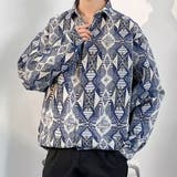 柄シャツ ジャカード トライバル柄 | Decorative  | 詳細画像2 