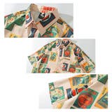 柄シャツ ポスターレトロ タバコ | Decorative  | 詳細画像2 