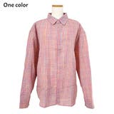 柄シャツ ピンク チェック柄 | Decorative | 詳細画像10