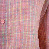 柄シャツ ピンク チェック柄 | Decorative | 詳細画像9