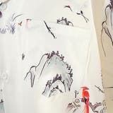 柄シャツ 鶴柄 ツル | Decorative  | 詳細画像5 
