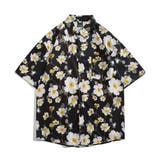 柄シャツ 花柄 白い花 | Decorative  | 詳細画像1 