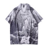 柄シャツ 風景柄 宗教画風 | Decorative  | 詳細画像1 