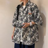 柄シャツ ヤシの木柄 パームツリー植物柄 | Decorative | 詳細画像2