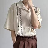 柄シャツ ストライプ柄 シャドーストライプ | Decorative | 詳細画像3
