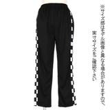 ブロックチェックスウェットパンツ 原宿系 ファッション | Decorative | 詳細画像6